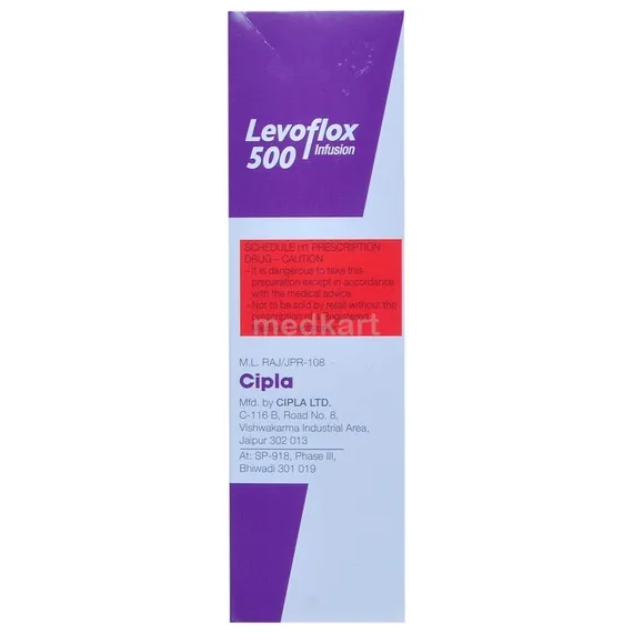 levoflox 500 infusion 100 ml